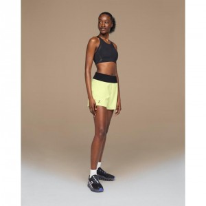 On Running 5" Running Women's Short Hay | Black | AYQDO-3021