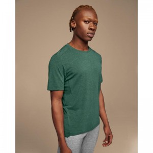 On Running Active-T Men's T-Shirt Ivy Green | ZRNBQ-4597