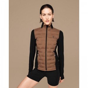 On Running Climate Women's Jacket Cocoa | Black | IVKBQ-4965