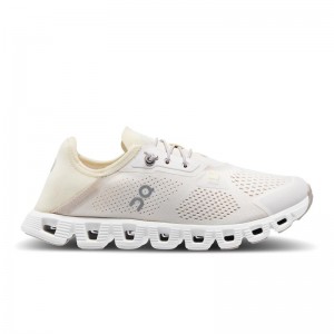 On Running Cloud 5 Coast Women's Lifestyle Shoes Sand | Ray White | EFHYN-4273