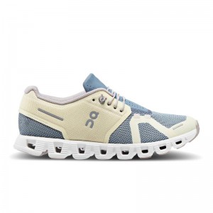 On Running Cloud 5 Combo Women's Lifestyle Shoes Ray | Metal Blue | EOZBT-2304