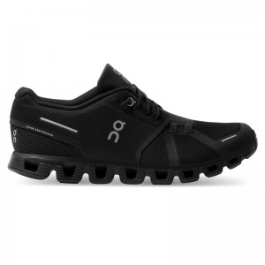 On Running Cloud 5 Men's Life Shoes All Black | RJAPW-9610