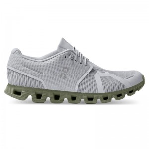 On Running Cloud 5 Men's Life Shoes Glacier | Reseda Grey | CUZHW-9375