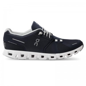 On Running Cloud 5 Men's Life Shoes Midnight | White | GAMIB-8175