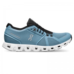 On Running Cloud 5 Men's Life Shoes Niagara | Black | GVKHR-5687