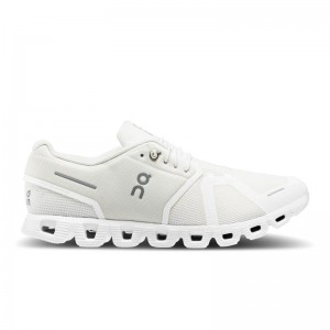 On Running Cloud 5 Men's Life Shoes Undyed-White | White | NHYUT-9357