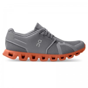 On Running Cloud 5 Men's Life Shoes Zinc | Canyon Grey | AFIRX-8905