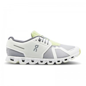 On Running Cloud 5 Push Men's Life Shoes Undyed-White | Glacier | QFLOV-3802