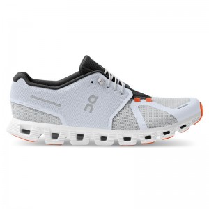 On Running Cloud 5 Push Men's Life Shoes White | Flame | WOLXT-5172