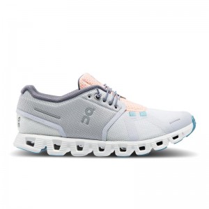 On Running Cloud 5 Push Women's Lifestyle Shoes Glacier | Undyed-White | DGUVB-0753