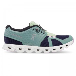 On Running Cloud 5 Push Women's Lifestyle Shoes Cobble | Flint Turquoise | APFRU-9625