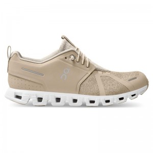 On Running Cloud 5 Terry Men's Life Shoes Sand | Pearl Khaki | HDNUB-3021