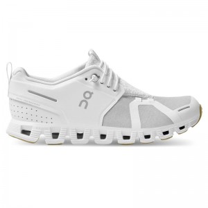 On Running Cloud 5 Terry Women's Lifestyle Shoes White | Almond | GRPMZ-9327