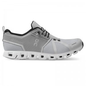 On Running Cloud 5 Waterproof Men's Life Shoes Glacier | White | KUPYX-8639