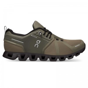 On Running Cloud 5 Waterproof Men's Life Shoes Olive | Black | CHDIG-1795