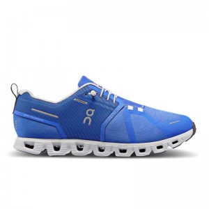 On Running Cloud 5 Waterproof Men's Life Shoes Cobalt | Glacier Blue | JZVMS-5129