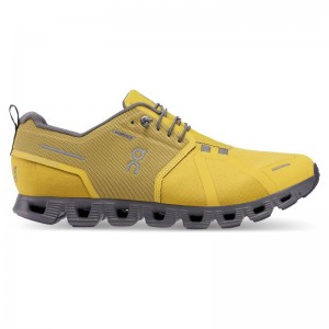 On Running Cloud 5 Waterproof Men's Life Shoes Mustard | Rock Yellow | CBEPK-3527