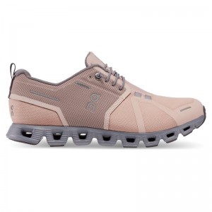 On Running Cloud 5 Waterproof Women's Lifestyle Shoes Rose | Fossil | KUIJA-1029