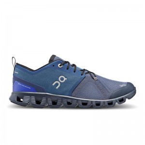 On Running Cloud X 3 Shift Men's Life Shoes Denim | Eclipse Blue | SAWLF-7148