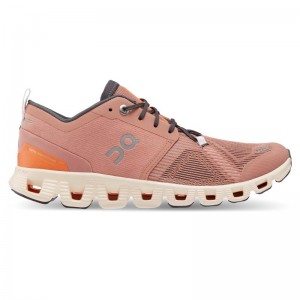 On Running Cloud X 3 Shift Women's Lifestyle Shoes Cork | Fawn Coral | PYGQU-1528