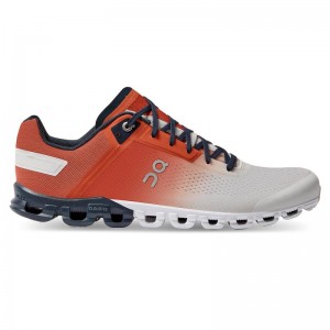 On Running Cloudflow Men's Competition Running Shoes Rust | Eclipse Orange | RTZOH-4873