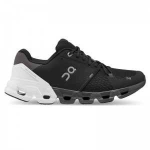 On Running Cloudflyer 4 Men's Road Running Shoes Black | White | HGQDO-7382