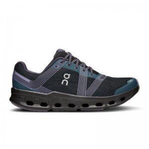 On Running Cloudgo Men's Road Running Shoes Storm | Magnet Black | WHGZX-7604