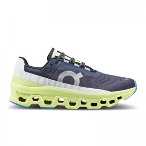 On Running Cloudmonster Men's Road Running Shoes Iron | Hay Navy | XDIRL-1732