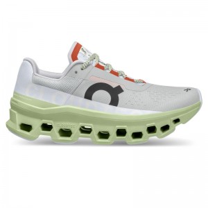 On Running Cloudmonster Women's Road Running Shoes Glacier | Meadow Grey | ZMYTL-0924