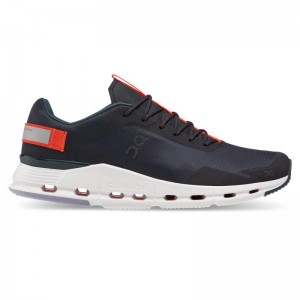 On Running Cloudnova Form Men's Life Shoes Black | Flame | KYFEB-3058