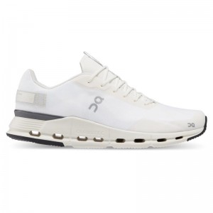 On Running Cloudnova Form Men's Life Shoes White | Eclipse | CAGLR-0724