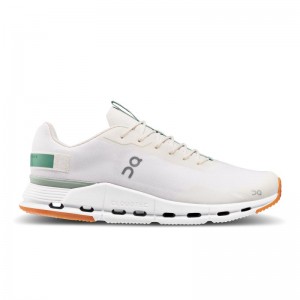 On Running Cloudnova Form Men's Life Shoes White | Green | BERTZ-7136