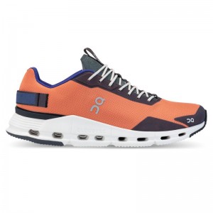 On Running Cloudnova Form Men's Life Shoes Terracotta | Forest Orange | QGTNV-2189