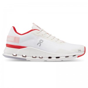 On Running Cloudnova Form Women's Lifestyle Shoes White | Red | NGCPU-9768