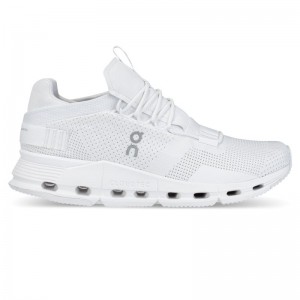 On Running Cloudnova Men's Life Shoes All White | VOFZN-9437