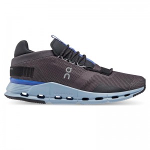 On Running Cloudnova Men's Life Shoes Eclipse | Chambray Grey | VMGAT-9137