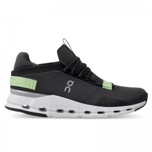 On Running Cloudnova Men's Life Shoes Eclipse | Meadow Black | PUEST-3601