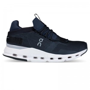 On Running Cloudnova Men's Life Shoes Navy | White | SQKXF-3905