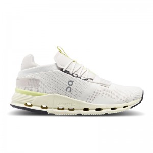 On Running Cloudnova Men's Life Shoes Undyed-White | Seedling | DFMVE-3194