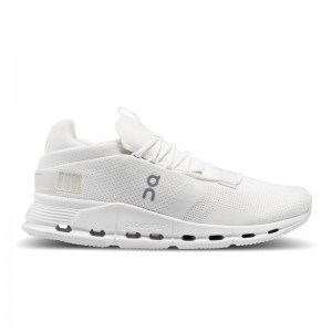 On Running Cloudnova Men's Life Shoes Undyed-White | White | TFYQS-5617