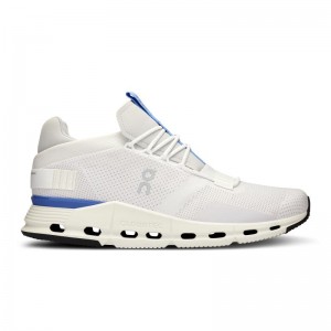 On Running Cloudnova Men's Life Shoes Undyed | Ultramarine White | QOIUT-0546