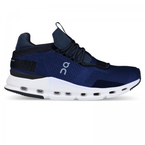 On Running Cloudnova Women's Lifestyle Shoes Navy | White | LCIMB-2803