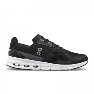 On Running Cloudrift Men's Life Shoes Black | White | KVNDM-2693