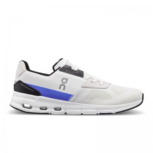 On Running Cloudrift Men's Life Shoes Undyed-White | Cobalt | PYNGO-4961