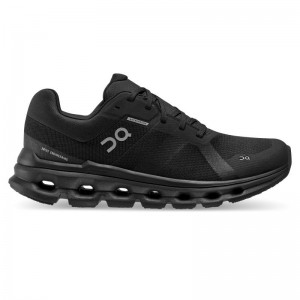 On Running Cloudrunner Waterproof Women's Road Running Shoes Black | MOEWJ-1923