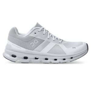 On Running Cloudrunner Wide Women's Road Running Shoes White | Frost | ZSYOC-5734