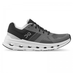 On Running Cloudrunner Women's Road Running Shoes Eclipse | Black | IJGAL-0175