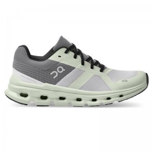 On Running Cloudrunner Women's Road Running Shoes Frost | Aloe Grey | HPGFB-9104