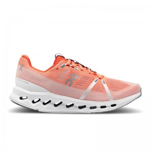 On Running Cloudsurfer Men's Road Running Shoes Flame | White | KMCQH-0478