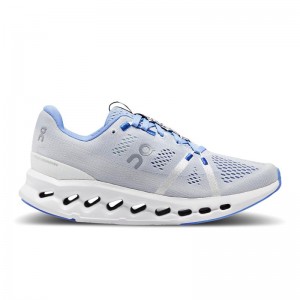 On Running Cloudsurfer Women's Road Running Shoes Heather | White | XLYSG-0635